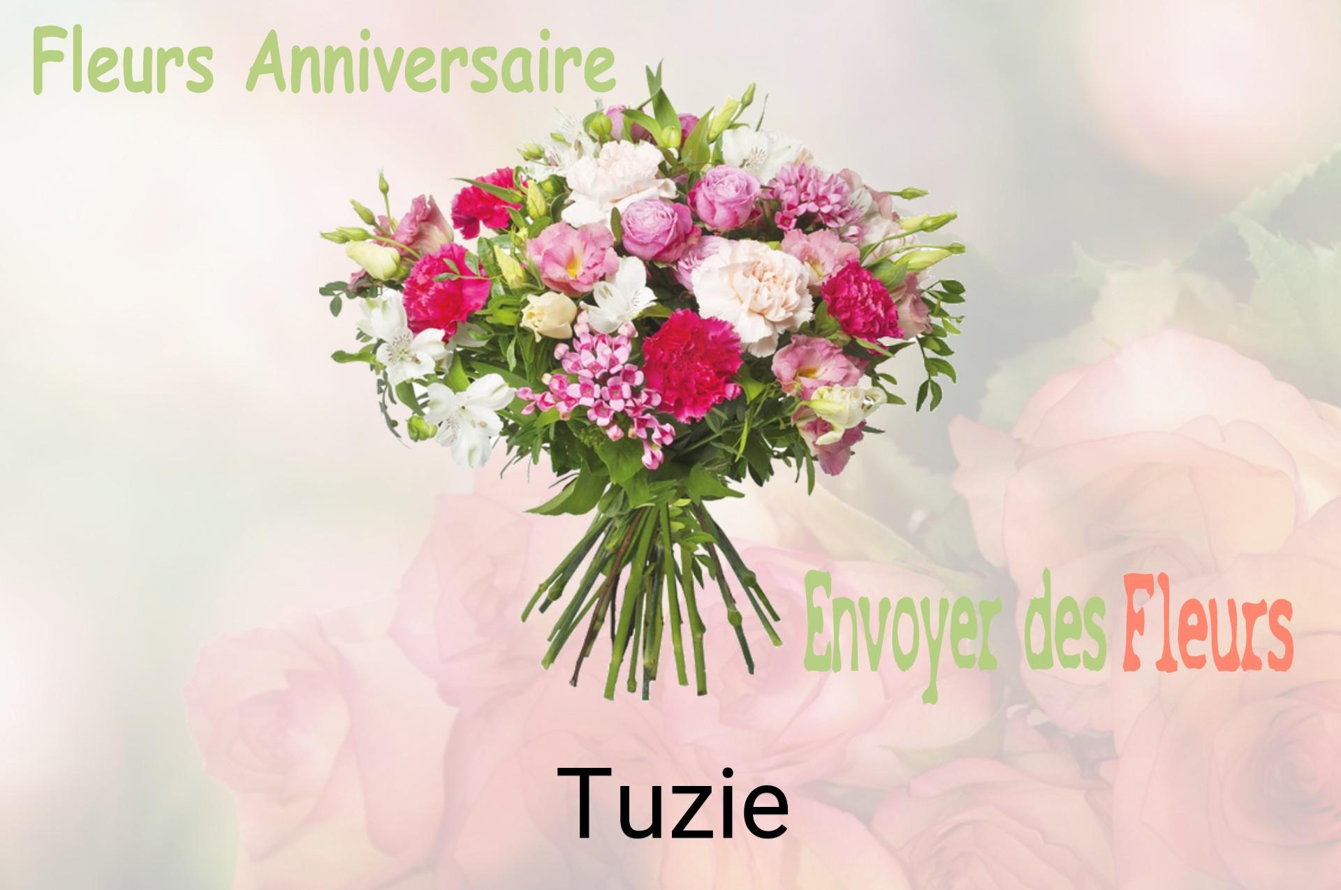 Bouquet de fleurs d’anniversaire livré à Tuzie