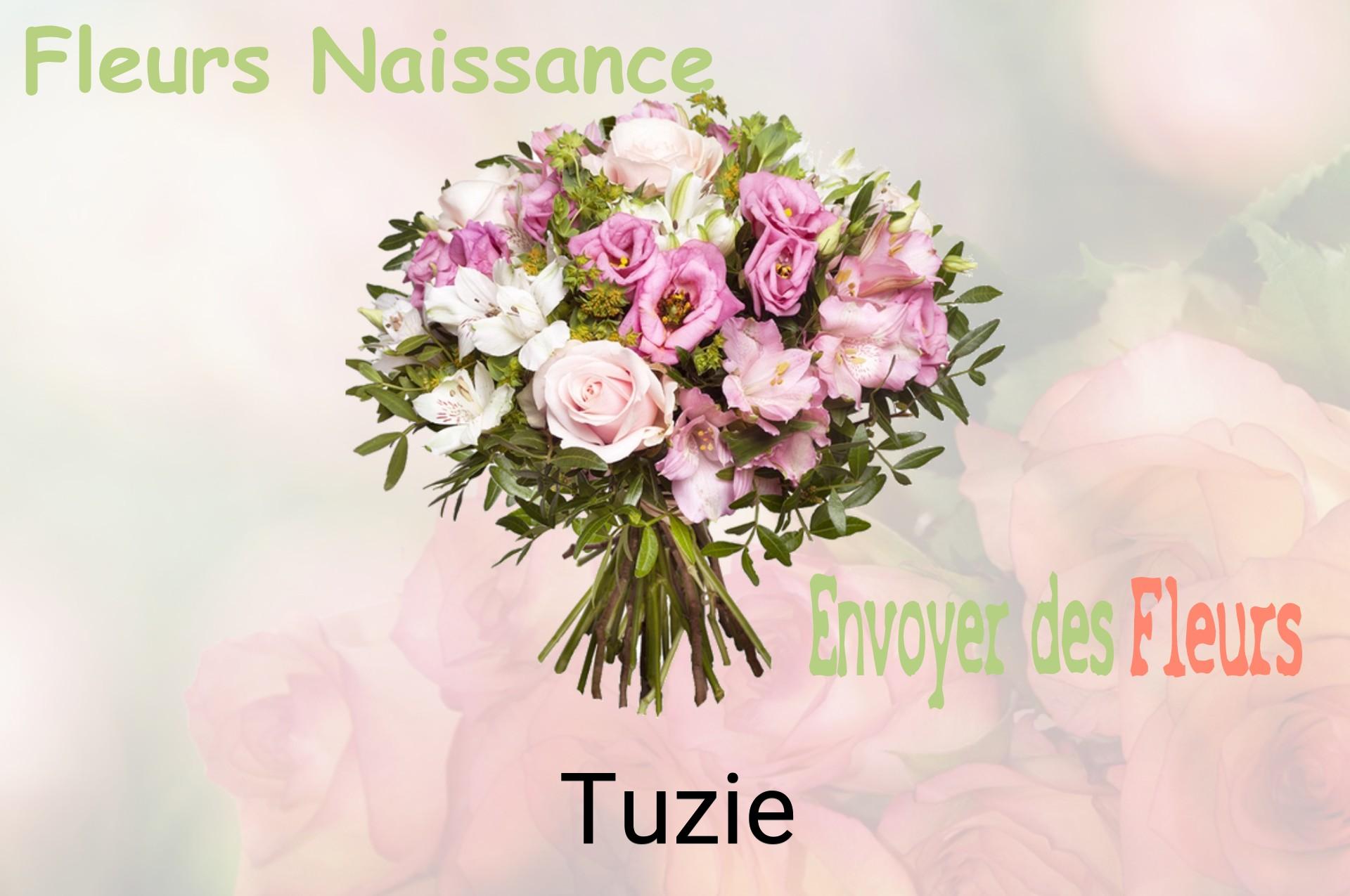 Bouquet de fleurs de naissance livré à Tuzie
